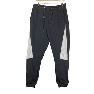 Sweatpants Mens New Fleece Jogger Pants Athletic Joggers Black Galaxy Size Large